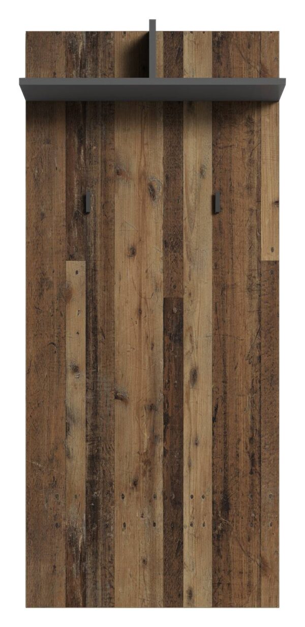 Wandpaneel BEN Eiche Old Wood Nachbildung anthrazit B/H/T: ca. 60x136x27 cm – Bild 3