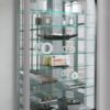 Vitrine Vitrosa silber Holzwerkstoff Glas B/H/T: ca. 59x91x18 cm – Bild 2