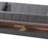 Schlafsofa Rovigo anthrazit Microfaser B/H/T: ca. 214x84x83 cm – Bild 2