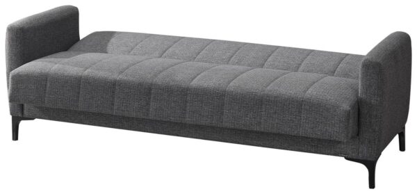 Schlafsofa Rovigo anthrazit Microfaser B/H/T: ca. 214x84x83 cm – Bild 4