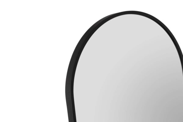 Mirrors & More Standspiegel Britt schwarz Metall B/H/T: ca. 40x160x3 cm – Bild 2