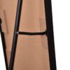Mirrors & More Standspiegel Britt schwarz Metall B/H/T: ca. 40x160x3 cm – Bild 3
