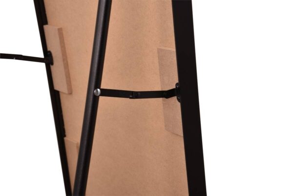 Mirrors & More Standspiegel Britt schwarz Metall B/H/T: ca. 40x160x3 cm – Bild 3