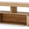 TV-Lowboard TV LOWBOARD Everest 140 LED Eiche Wotan Nachbildung weiß glänzend B/H/T: ca. 140x50x35 cm – Bild 2