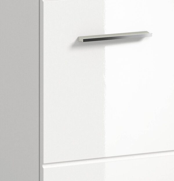Badhochschrank ICE weiß weiß Hochglanz B/H/T: ca. 60x185x30 cm Badhochschrank ICE weiß weiß Hochglanz B/H/T: ca. 60x185x30 cm – Bild 5
