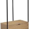 Garderobe Jody Eiche Artisan Nachbildung schwarz B/H/T: ca. 85x190x47 cm – Bild 2