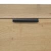 Garderobe Jody Eiche Artisan Nachbildung schwarz B/H/T: ca. 85x190x47 cm – Bild 3
