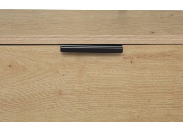 Garderobe Jody Eiche Artisan Nachbildung schwarz B/H/T: ca. 85x190x47 cm – Bild 3