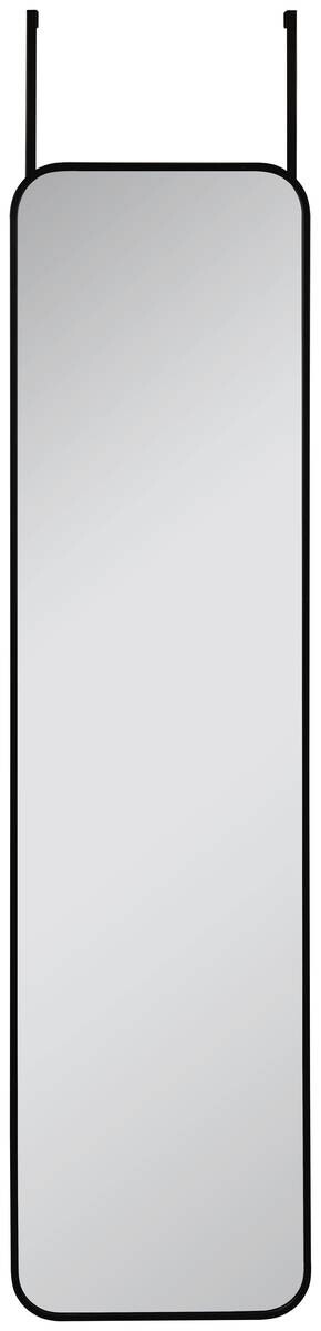 Mirrors & More Türhängespiegel Beate schwarz Metall B/H: ca. 32x123 cm – Bild 5