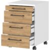 Rollcontainer 4251-559 Eiche Grand-Son Nachbildung weiß B/H/T: ca. 42x61x49 cm Rollcontainer 4251-559 Eiche Grand-Son Nachbildung weiß B/H/T: ca. 42x61x49 cm – Bild 3