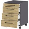 Rollcontainer 4251-564 Eiche Grand-Son Nachbildung Graphit B/H/T: ca. 42x61x49 cm Rollcontainer 4251-564 Eiche Grand-Son Nachbildung Graphit B/H/T: ca. 42x61x49 cm – Bild 3