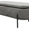 Truhe NOVA grau B/H/T: ca. 95x42x37,5 cm – Bild 2