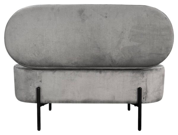 Truhe NOVA grau B/H/T: ca. 95x42x37,5 cm – Bild 4
