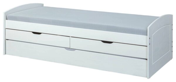 Funktionsbett RIED 90x200 weiß Funktionsbett RIED 90x200 weiß – Bild 3