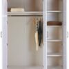 Kleiderschrank Maluno weiß B/H/L: ca. 64x208x166,4 cm Kleiderschrank Maluno weiß B/H/L: ca. 64x208x166,4 cm – Bild 5