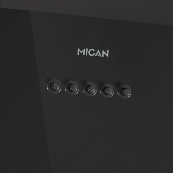 Mican Dunstabzugshaube KHA400MOFSA schwarz Metall B/H/T: ca. 60x60,5x31,5 cm – Bild 4