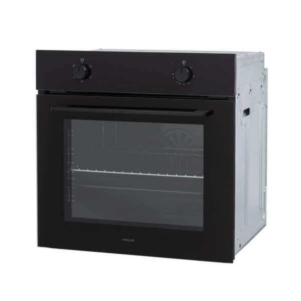Mican Einbaubackofen BOAUS65 schwarz Metall B/H/T: ca. 59,5x59,5x57 cm – Bild 3