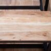 Sitzbank braun B/H/T: ca. 160x45x40 cm – Bild 4