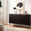 Sideboard schwarz B/H/T: ca. 150x81x39 cm Sideboard schwarz B/H/T: ca. 150x81x39 cm – Bild 3