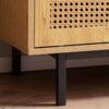 Lowboard Eiche Optik B/H/T: ca. 120x45,5x40 cm – Bild 4