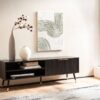 Lowboard schwarz B/H/T: ca. 150x51x39 cm – Bild 2