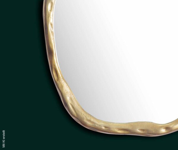 Wohnling Wandspiegel gold Metall T/D: ca. 3x60 cm – Bild 4