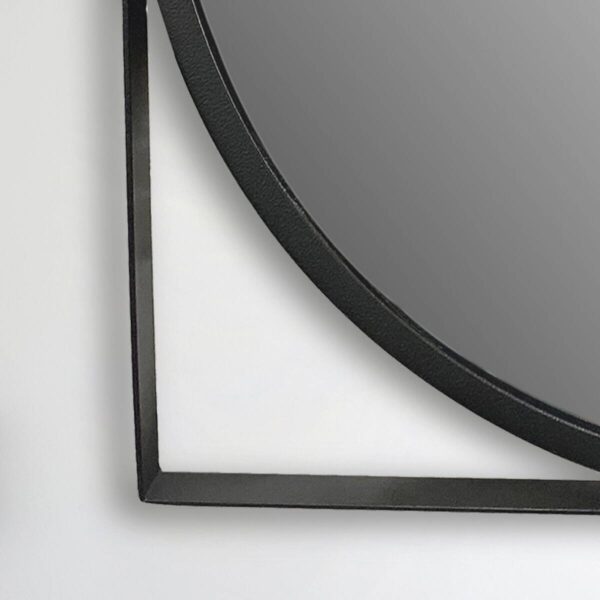 Wohnling Wandspiegel schwarz Metall T/D: ca. 2,5x54 cm – Bild 2