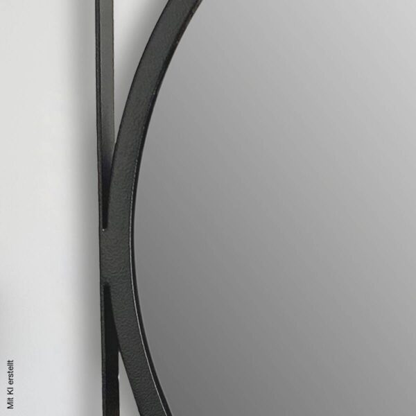 Wohnling Wandspiegel schwarz Metall T/D: ca. 2,5x54 cm – Bild 5