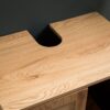 Waschbeckenunterschrank Eiche natur Optik B/H/T: ca. 60x60x40 cm – Bild 2