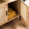 Waschbeckenunterschrank Eiche natur Optik B/H/T: ca. 60x60x40 cm – Bild 5
