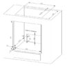 Mican Einbauherdset HSHDB73S schwarz B/H/T: ca. 59,5x59,5x57,5 cm – Bild 3