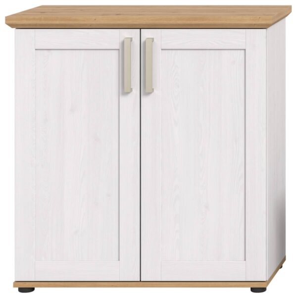 Highboard VERONA Lärche Nachbildung Eiche Nachbildung B/H/T: ca. 84x88x37 cm – Bild 2