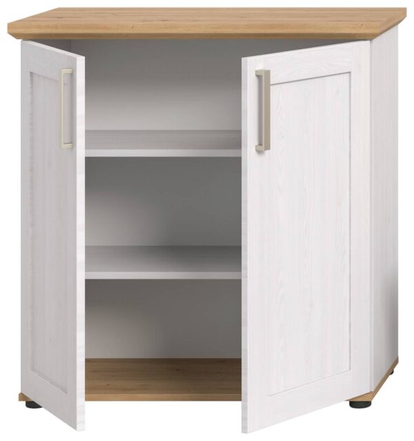 Highboard VERONA Lärche Nachbildung Eiche Nachbildung B/H/T: ca. 84x88x37 cm – Bild 5