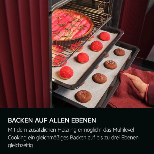 AEG Backofen-Set XXXL60 schwarz B/H/T: ca. 59,4x59,4x56 cm – Bild 4