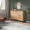 Sideboard Tomasa Evoke Oak Nachbildung schwarz B/H/T: ca. 120x84x36 cm Sideboard Tomasa Evoke Oak Nachbildung schwarz B/H/T: ca. 120x84x36 cm – Bild 5