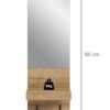 Spiegelpaneel Naro Evoke Oak Nachbildung B/H/T: ca. 35x160x37 cm Spiegelpaneel Naro Evoke Oak Nachbildung B/H/T: ca. 35x160x37 cm – Bild 5