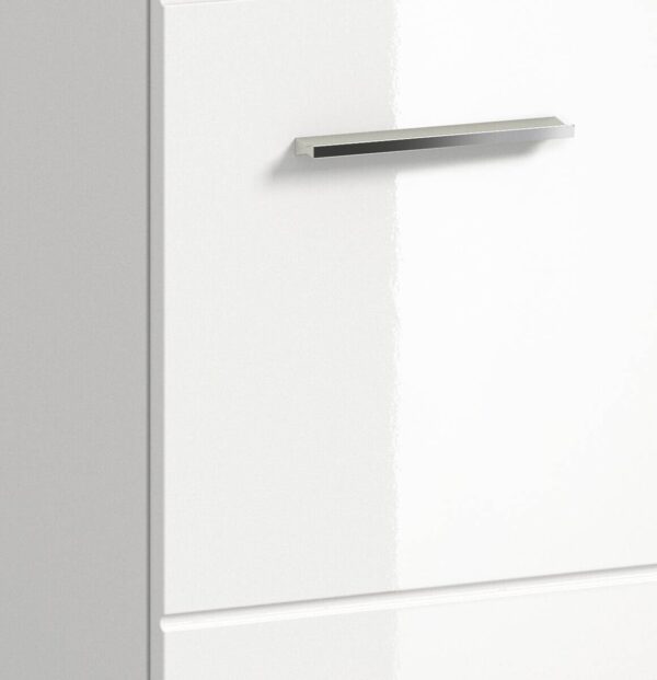 Hochschrank Ice weiß weiß Hochglanz B/H/T: ca. 30x185x30 cm – Bild 2