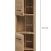 Hochschrank Ice Artisan Oak Nachbildung B/H/T: ca. 30x185x30 cm – Bild 3