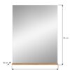 Badspiegel Scout Eiche Artisan Nachbildung salbei Nachbildung B/H/T: ca. 60x79x18 cm – Bild 3