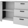 Sideboard FARO weiß schwarz B/H/T: ca. 140x84x40 cm Sideboard FARO weiß schwarz B/H/T: ca. 140x84x40 cm – Bild 5