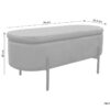Bank NOVA schwarz Metall B/H/T: ca. 95x42x37,5 cm Bank NOVA schwarz Metall B/H/T: ca. 95x42x37,5 cm – Bild 5