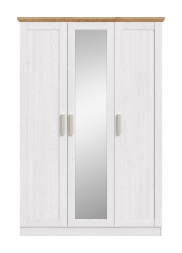 Kleiderschrank FLORENZ Sibiu Lärche Nachbildung Eiche Artisan Nachbildung B/H/T: ca. 124x184x54 cm – Bild 5