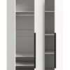 Kleiderschrank KOPENHAGEN weiß B/H/T: ca. 120x181x52 cm – Bild 4