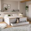 Bett VERONA Sibiu Lärche Nachbildung Eiche Artisan Nachbildung Bett VERONA Sibiu Lärche Nachbildung Eiche Artisan Nachbildung – Bild 2