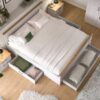 Bett VERONA Sibiu Lärche Nachbildung Eiche Artisan Nachbildung Bett VERONA Sibiu Lärche Nachbildung Eiche Artisan Nachbildung – Bild 3