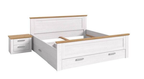 Bettanlage VERONA Sibiu Lärche Nachbildung Eiche Artisan Nachbildung Bettanlage VERONA Sibiu Lärche Nachbildung Eiche Artisan Nachbildung – Bild 3