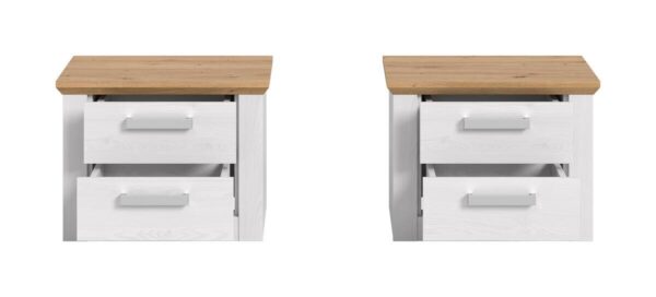 Nachtkonsolen VERONA Sibiu Lärche Nachbildung Eiche Artisan Nachbildung B/H/T: ca. 56x43x39 cm Nachtkonsolen VERONA Sibiu Lärche Nachbildung Eiche Artisan Nachbildung B/H/T: ca. 56x43x39 cm – Bild 4