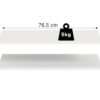 Einlegeböden-Set ZUBEHÖR 2er weiß B/H/T: ca. 77x2x48 cm – Bild 2