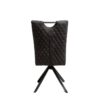 Stuhl Georgia anthrazit Microfaser B/H/T: ca. 47x95x46 cm Stuhl Georgia anthrazit Microfaser B/H/T: ca. 47x95x46 cm – Bild 2
