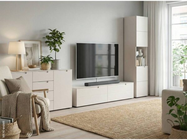 Hochschrank Mailand Cashmere B/H/T: ca. 35x184x35 cm – Bild 5